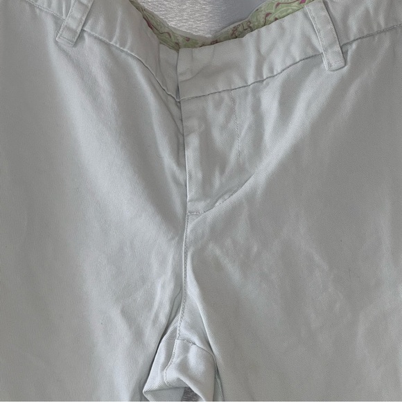 Vintage Americana Eagle Womens Bermuda Shorts Cream Size‎ 8 Zip - Picture 2 of 9